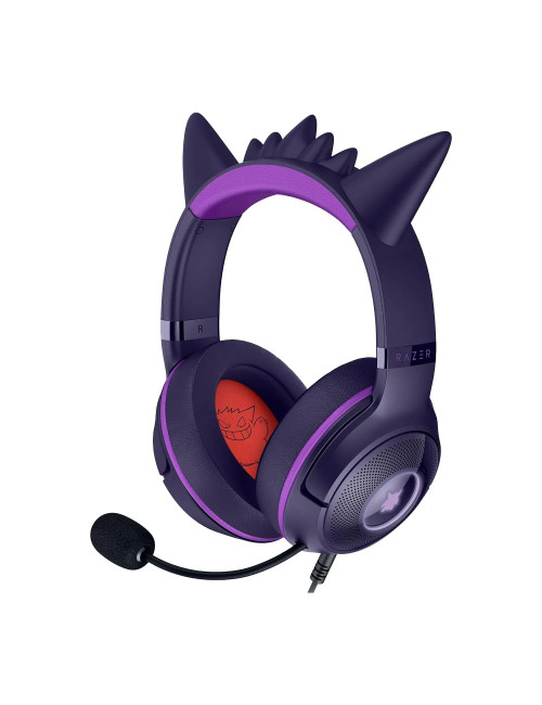 Razer Headset | Kraken Kitty V2 | Wired | Over-ear | Microphone | Noise canceling | Gengar Edition