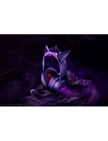 Razer Headset | Kraken Kitty V2 | Wired | Over-ear | Microphone | Noise canceling | Gengar Edition