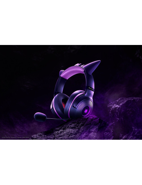 Razer Headset | Kraken Kitty V2 | Wired | Over-ear | Microphone | Noise canceling | Gengar Edition
