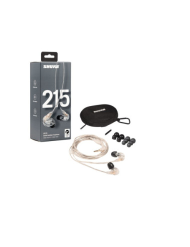 Shure SE215 Earphone, Clear...