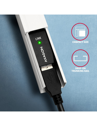 AXAGON USB repeater cable, 15 m | ADR-215 | USB Type A - USB Type A