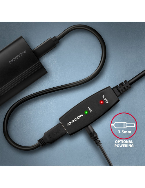 AXAGON Active extension cable, 7.5 m | ADR-207 | USB Type-A to USB Type-A