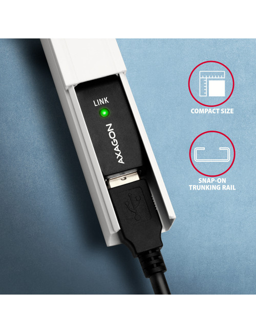 AXAGON Active extension cable, 7.5 m | ADR-207 | USB Type-A to USB Type-A