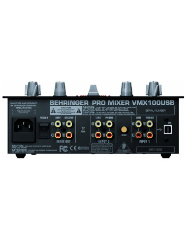 Behringer VMX100USB audio...