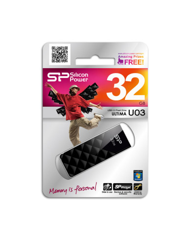 Silicon Power | Ultima U03 | 16 GB | USB 2.0 | Black