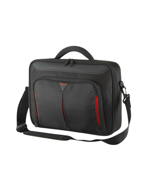 Targus | Classic | Fits up to size 14 " | Messenger - Briefcase | Black/Red | Shoulder strap