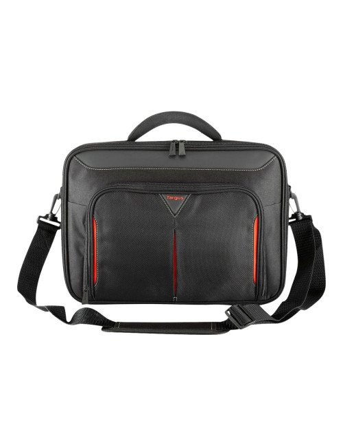 Targus | Classic | Fits up to size 14 " | Messenger - Briefcase | Black/Red | Shoulder strap