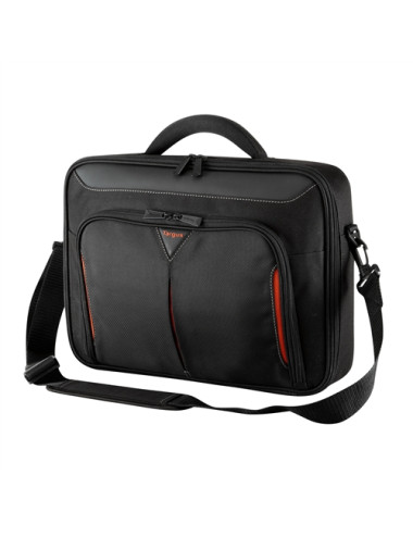 Targus | Classic | Fits up to size 14 " | Messenger - Briefcase | Black/Red | Shoulder strap