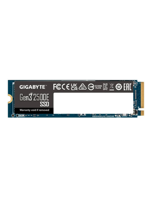 Gigabyte SSD | G325E500G | 500 GB | Solid-state drive interface PCIe 3.0x4, NVMe1.3 | Read speed 2300 MB/s | Write speed 1500 MB