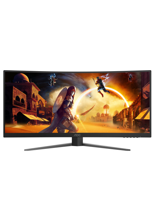 AOC CU34G4 | 34 " | Fast VA | UWQHD | 21:9 | 180 Hz | 1 ms | 3440 x 1440 pixels | 300 cd/m | HDMI ports quantity 2 | Black