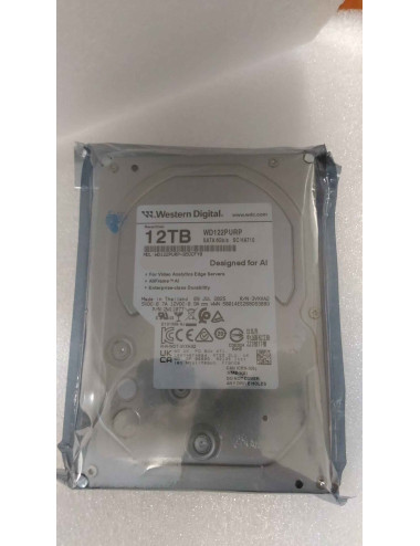 SALE OUT. Western Digital WD Purple Pro Smart Video Hard Drive, 12TB, 3.5", HDD | Western Digital Hard Drive | Purple Pro WD122P