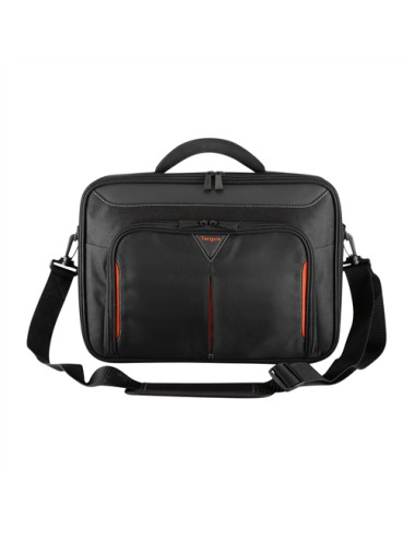 Targus | Classic+ | Fits up to size 15.6 " | Messenger - Briefcase | Black/Red | Shoulder strap