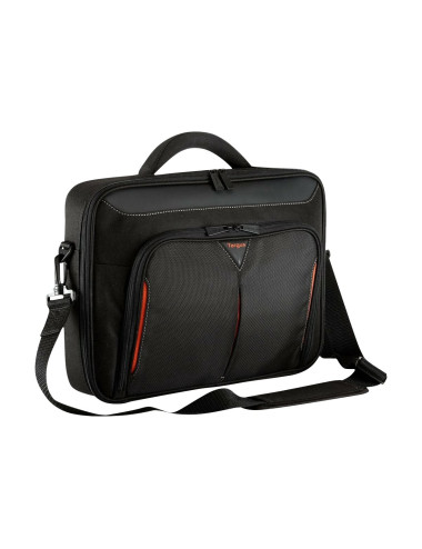 Targus | Classic+ | Fits up to size 15.6 " | Messenger - Briefcase | Black/Red | Shoulder strap