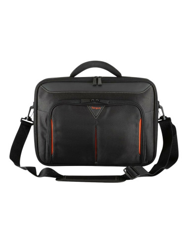 Targus | Classic+ | Fits up to size 15.6 " | Messenger - Briefcase | Black/Red | Shoulder strap