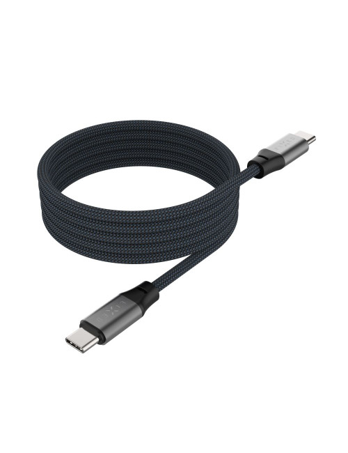 Fixed | Magnetic Braided Cable USB-C/USB-C, USB 2.0, Gray | FIXDBM-CC2-GR