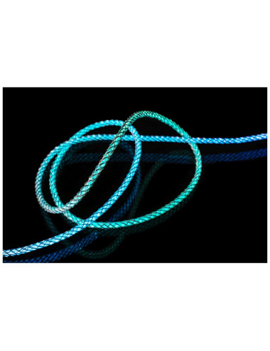 Fixed | Glowing Charging Cable USB-C/USB-C, PD support, Rainbow | FIXDLED-CC-RA