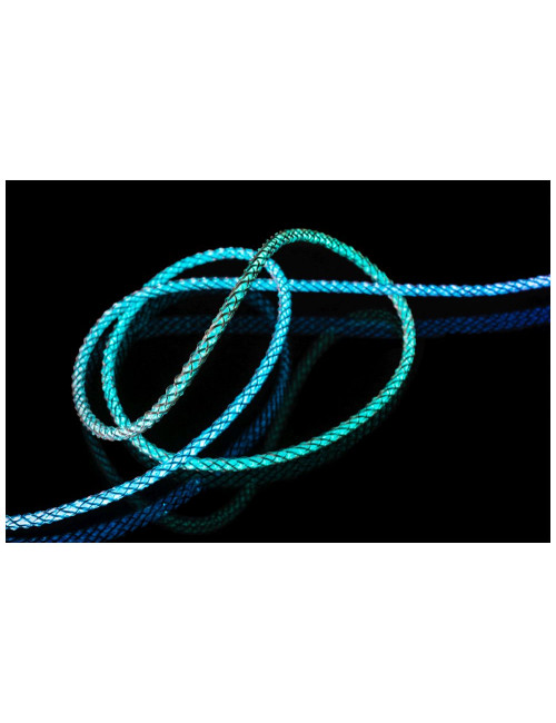 Fixed | Glowing Charging Cable USB-C/USB-C, PD support, Rainbow | FIXDLED-CC-RA