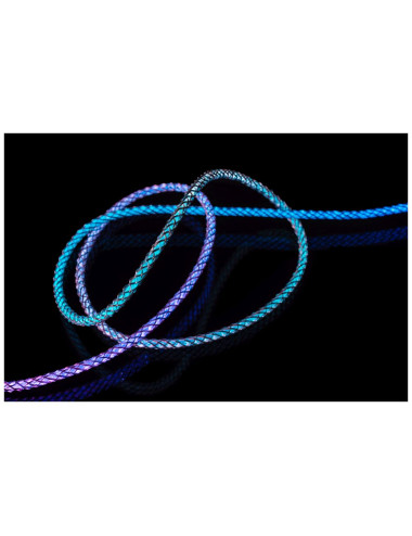 Fixed | Glowing Charging Cable USB-C/USB-C, PD support, Rainbow | FIXDLED-CC-RA