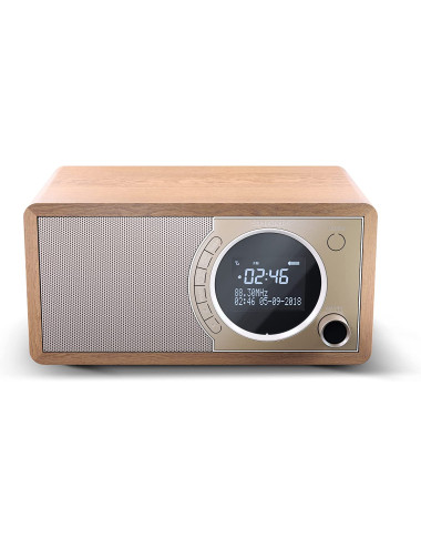Sharp DR-450(BR) Digital Radio, FM/DAB/DAB+, Bluetooth 4.2, Alarm function, Brown | Sharp | Digital Radio | DR-450(BR) | Bluetoo