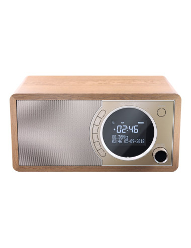 Sharp DR-450(BR) Digital Radio, FM/DAB/DAB+, Bluetooth 4.2, Alarm function, Brown | Sharp | Digital Radio | DR-450(BR) | Bluetoo