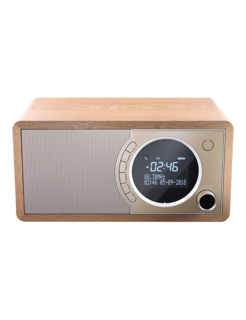 Sharp DR-450(BR) Digital Radio, FM/DAB/DAB+, Bluetooth 4.2, Alarm function, Brown | Sharp | Digital Radio | DR-450(BR) | Bluetoo
