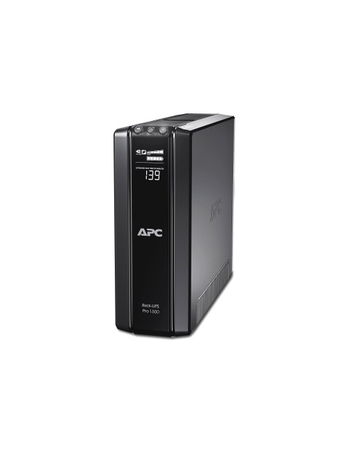 Schneider Electric APC Back-UPS Pro, Tower, 10x IEC C13 outlets, AVR, LCD, user-replaceable battery | BR1500GI | 1500 VA | 865 W