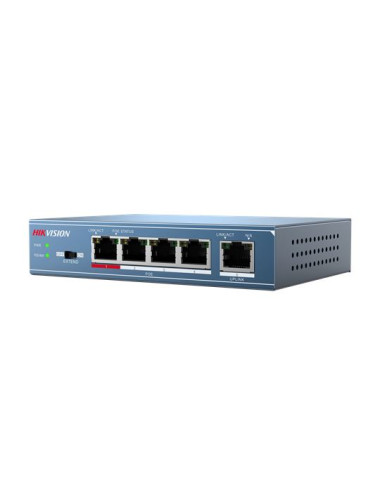 Hikvision | Switch | DS-3E0105P-E | Unmanaged | Desktop | 10/100 Mbps (RJ-45) ports quantity 4 | Gigabit Ethernet (copper) ports