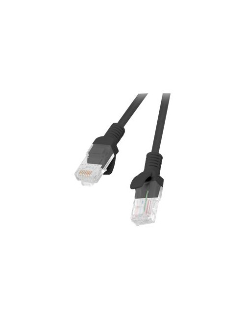 Lanberg Patchcord CAT.6 UTP fluke passed | PCU6-10CC-0025-BK | 0.25 m