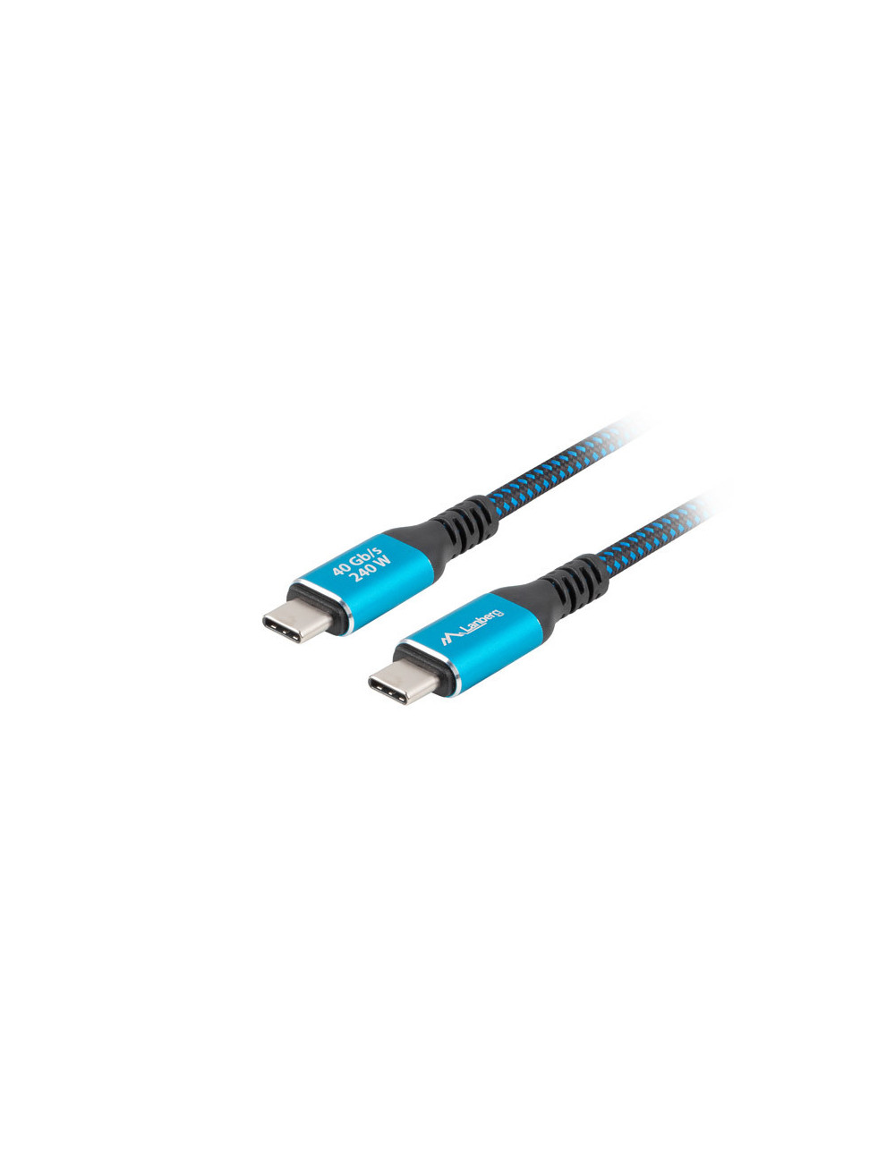 Lanberg USB-C M/M 4.0 CABLE 240W 8K 60HZ | CA-CMCM-44CU-0005-BK