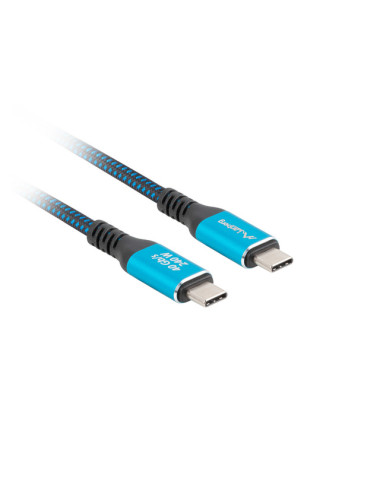 Lanberg USB-C M/M 4.0 CABLE 240W 8K 60HZ | CA-CMCM-45CU-0020-BK