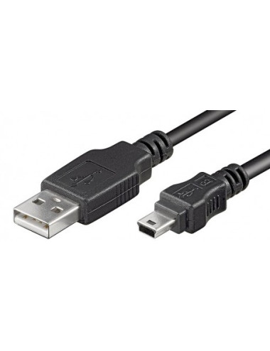 Logilink | USB MINI-B 5-pin 180 Cert 1.8m | USB-A to mini-USB Mini-USB B | USB A