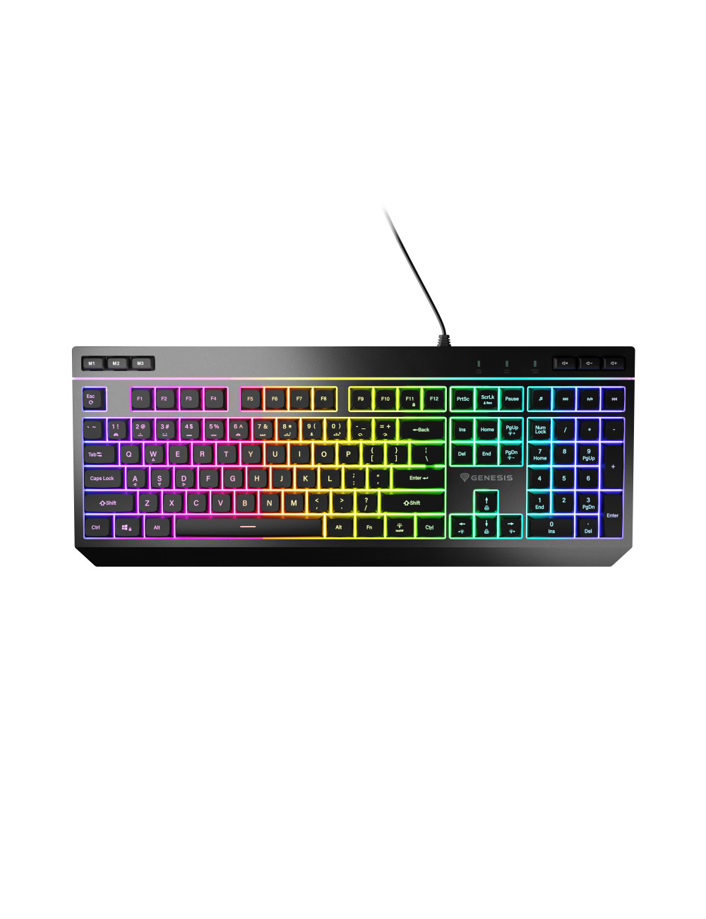 Genesis Rhod 530 | Mechanical Gaming Keyboard | Wired | US | Black | USB Type-A