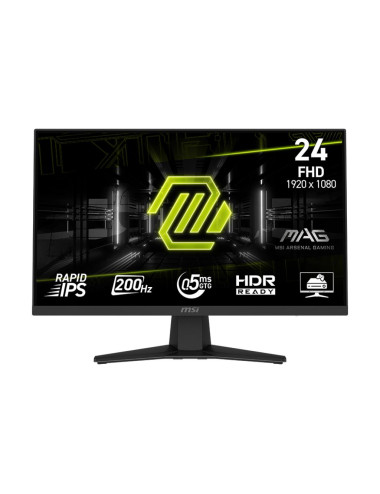 LCD Monitor|MSI|MAG 244F|23.8"|Gaming|Matte|Panel IPS|1920x1080|16:9|200Hz|0.5 ms|Colour Black|MAG244F