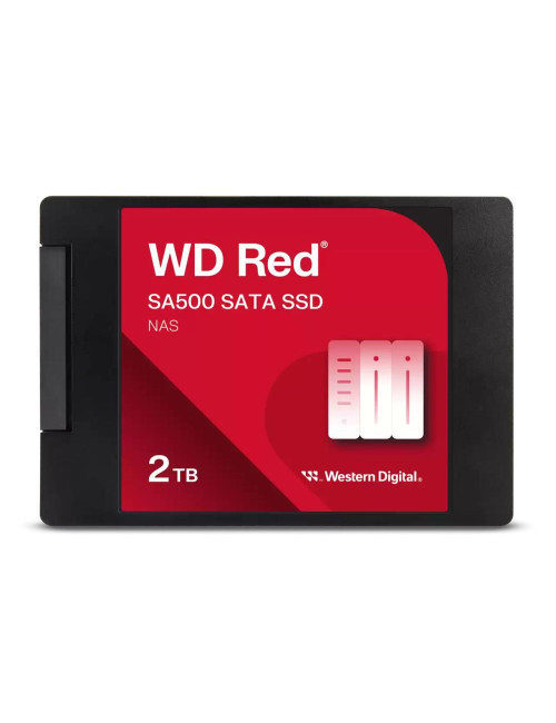SSD|WESTERN DIGITAL|Red SA500|2TB|SATA 3.0|Write speed 520 MBytes/sec|Read speed 560 MBytes/sec|2,5"|TBW 500 TB|MTBF 1750000 hou