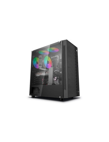 Deepcool | MATREXX 55 MESH | Side window | Black | E-ATX | Power supply included No | ATX PS2 Length less than 170mm)