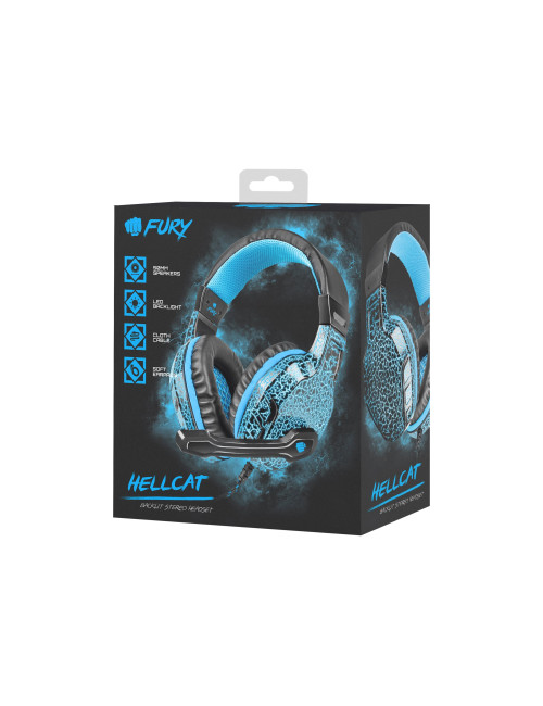 Fury | Wired | On-Ear | Gaming Headset | NFU-0863 Hellcat