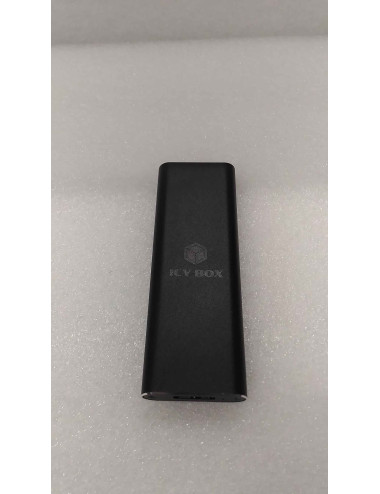 SALE OUT. Icy box IB-183M2 1x mSATA SSD to USB 3.0 host, aluminium, black | Raidsonic | USED, REFURBISHED, MISSING MANUALS