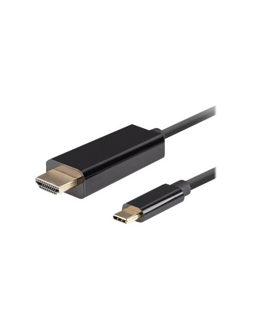 Lanberg USB-C to HDMI Cable, 0.5 m 4K/60Hz, Black | Lanberg | USB-C to HDMI Cable | CA-CMHD-10CU-0005-BK | 0.5 m