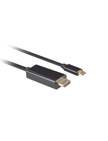 Lanberg USB-C to HDMI Cable, 0.5 m 4K/60Hz, Black | Lanberg | USB-C to HDMI Cable | CA-CMHD-10CU-0005-BK | 0.5 m