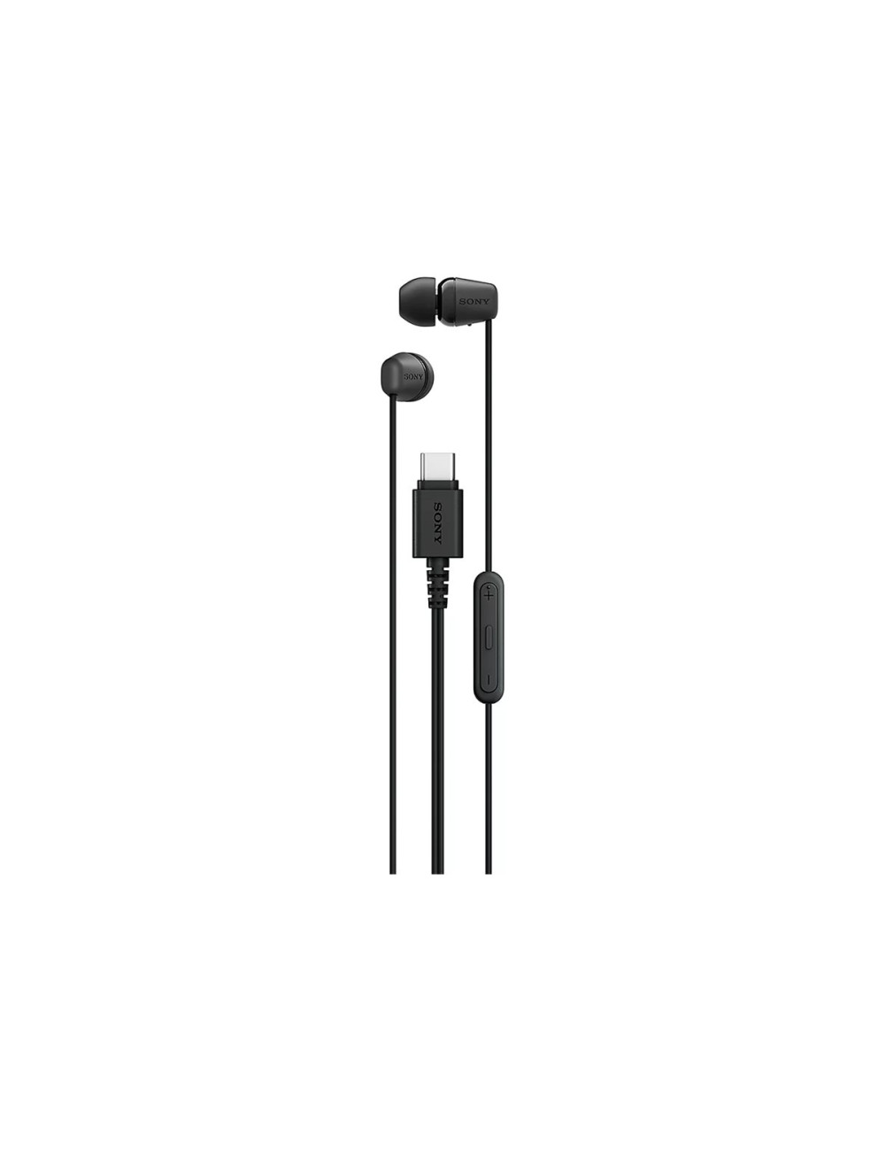 Sony IER EX15C USB C Wired Earbuds with Mic, Black | Sony
