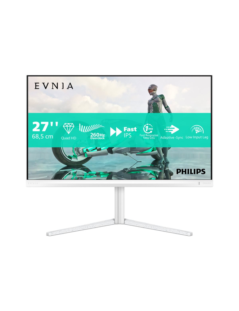 Philips 27M2N3501PA/00 | 27 " | Fast IPS | Quad HD | 16:9 | 260 Hz | 1 ms | 2560 x 1440 pixels | 300 cd/m | HDMI ports quantity 