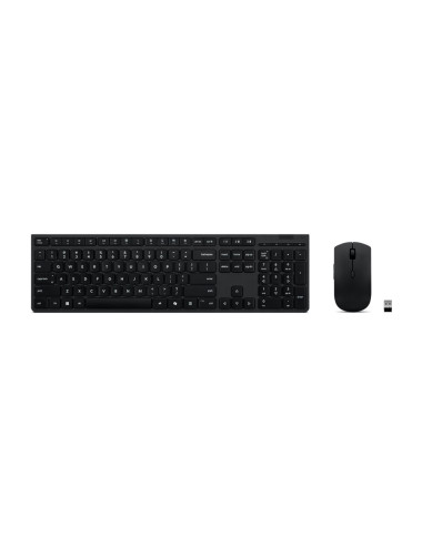 Lenovo Professional Wireless Rechargeable Combo Keyboard and Mouse-Nordic | Lenovo