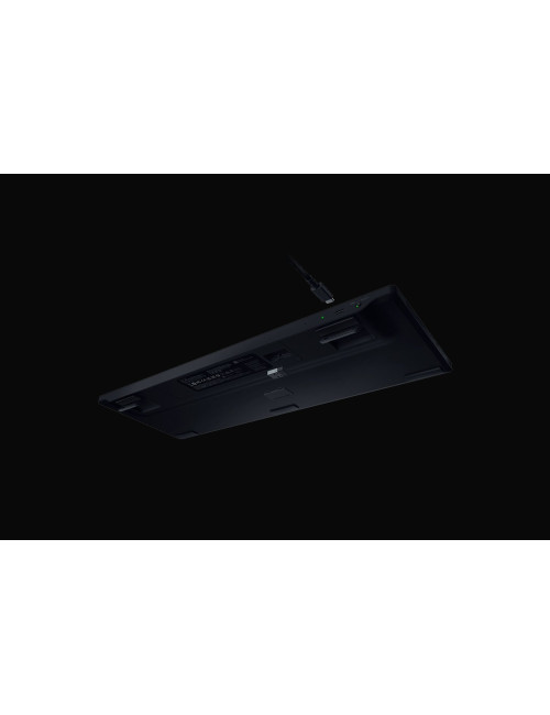 Razer BlackWidow V4 Low-profile HyperSpeed | Gaming keyboard | Wireless | US | Bluetooth, 2.4 GHz, USB Type-C | Yellow Linear