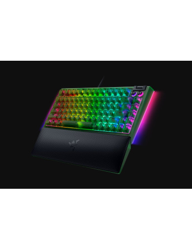 Razer BlackWidow V4 75% | Mechanical Gaming keyboard | Wired | US | Phantom Green Edition | Razer Mechanical Switches (Tactile)