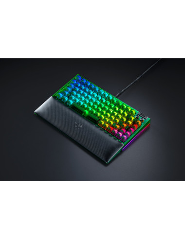 Razer BlackWidow V4 75% | Mechanical Gaming keyboard | Wired | US | Phantom Green Edition | Razer Mechanical Switches (Tactile)