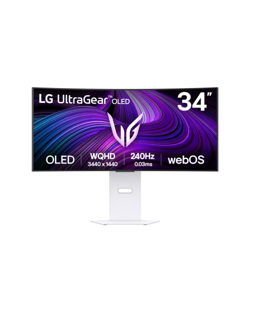 LG 34GX90SA-W | 34 " | OLED | 21:9 | 240 Hz | 1 ms | 3440 x 1440 pixels | 250 cd/m | HDMI ports quantity 2 | White