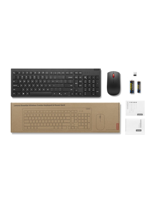 Lenovo Essential Wireless Combo Keyboard and Mouse Gen2 AI - Nordic | Lenovo