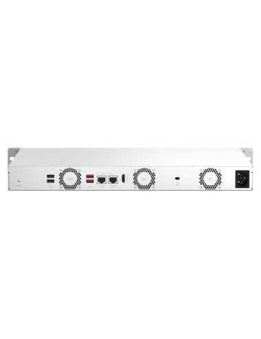 QNAP 1U Short Depth Rackmount 2.5GbE NAS | TS-464eU-8G | Intel Celeron | N5095 | 8 GB | DDR4