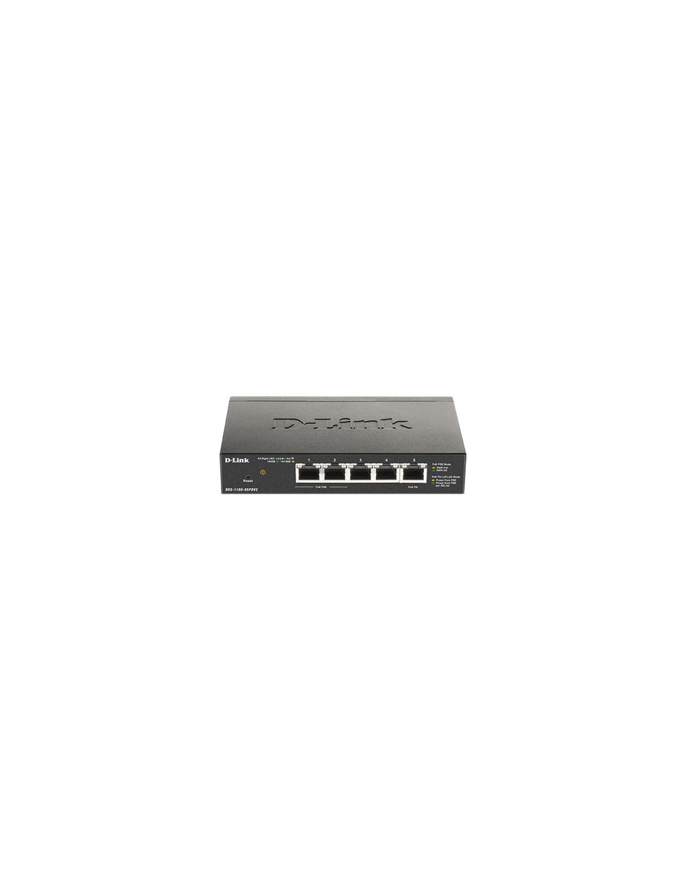 D-Link | 5-Port Gigabit PoE Smart Managed Switch and PoE Extender | DGS-1100-05PDV2 | Web managed | Desktop | Power supply type 