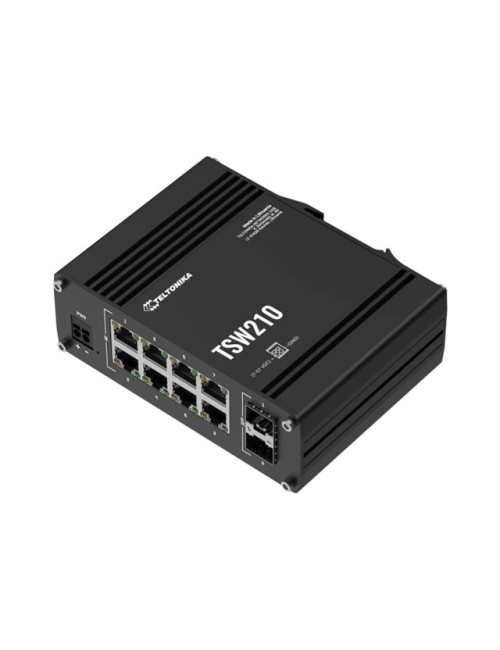 Teltonika Switch 8 GbE, 2 SFP ports | TSW210